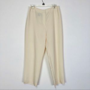 Lauren Ralph Lauren Cream Color zip up dress Pants